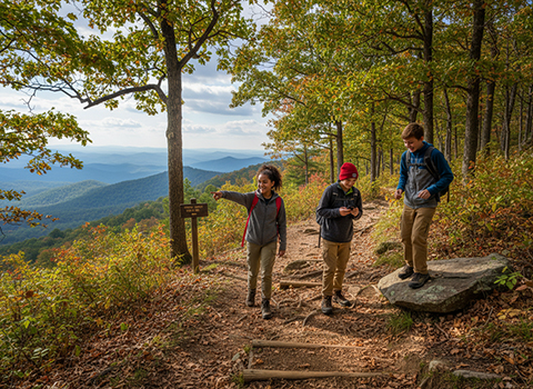 Sassafras Mountain Trail